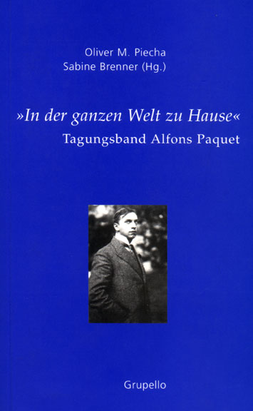 Tagungsband Alfons Paquet